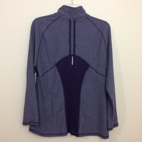 Champion 1/4 zip Long Sleeve Workout Top Ruffle - Picture 5 of 8